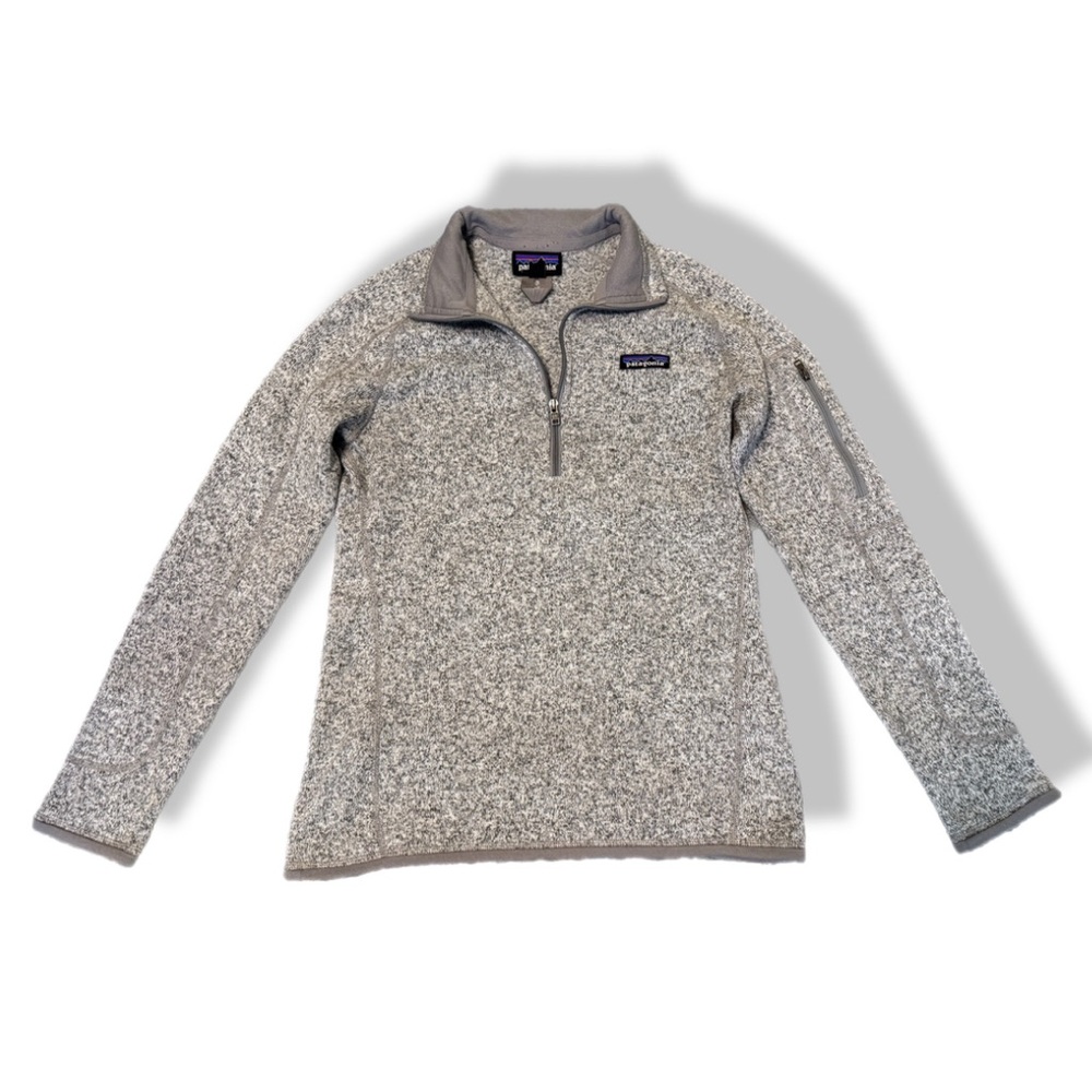 Patagonia Gray Quarter-Zip Pullover, Women’s Medium (Free item with purchase!)